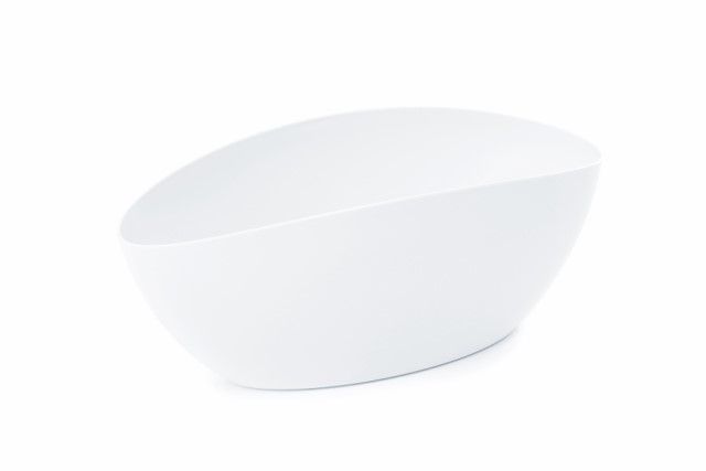 Jardinera "LUNA" color blanco 35 × 15 × 15 cm · plástico