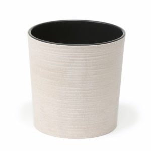 Maceta "MALWA DLUTO ECO" color blanco 19 cm · plástico