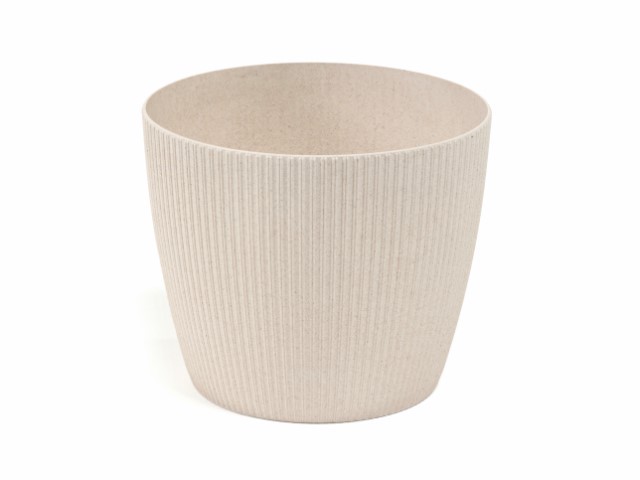 Maceta "MAGNOLIA JUMPER ECO" color blanco 11 cm · plástico