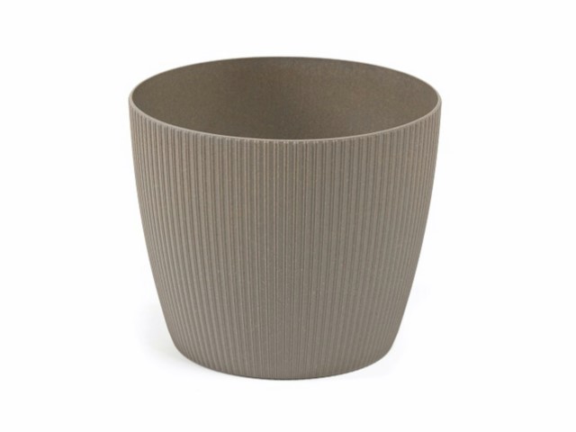 Maceta "MAGNOLIA JUMPER ECO" color gris 11 cm · plástico
