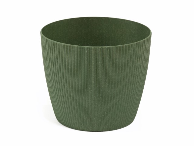Maceta "MAGNOLIA JUMPER ECO" color verde bosque 14 cm · plástico
