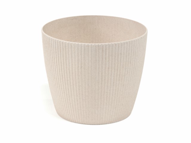 Maceta "MAGNOLIA JUMPER ECO" color blanco 16 cm · plástico