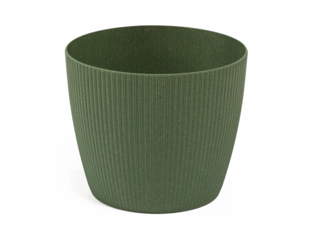Maceta "MAGNOLIA JUMPER ECO" color verde bosque 19 cm · plástico