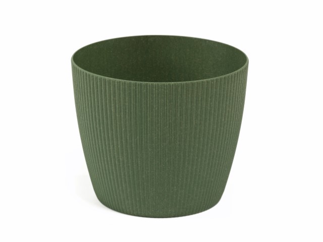Maceta "MAGNOLIA JUMPER ECO" color verde bosque 22 cm · plástico