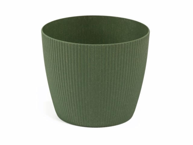 Maceta "MAGNOLIA JUMPER ECO" color verde bosque 30 cm · plástico