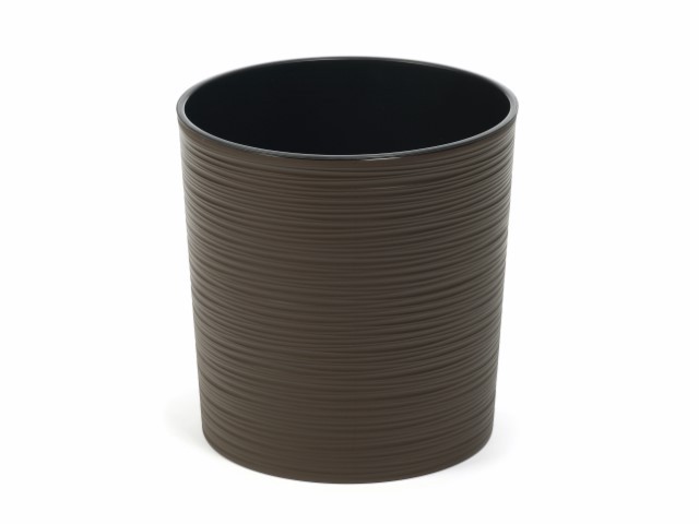 Maceta "MALWA DLUTO" color café 30 × 30 cm · plástico