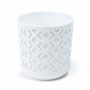 Maceta "AZTEK" color blanco 29 × 32 cm · plástico