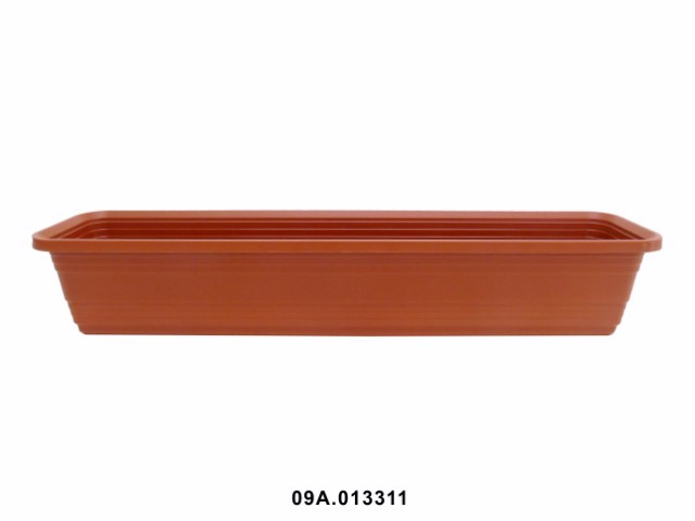 Jardinera "BONA" color terracota 79 × 17 × 14 · plástico