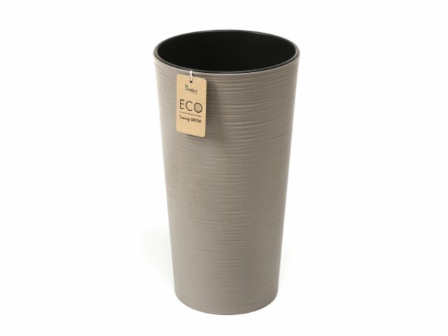 Maceta "LILIA DLUTO ECO" color gris 30 × 57 cm · plástico