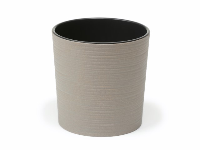 Maceta "MALWA DLUTO ECO" color gris 30 × 30 cm · plástico