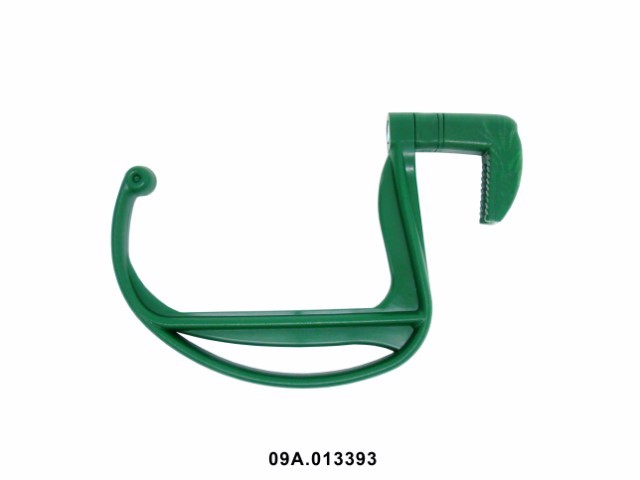 Soporte jardinera "UCHWYT" color verde 18 cm · plástico