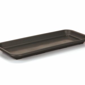 Plato jardinera "PODSTAWKA" café 97 × 16 cm · plástico