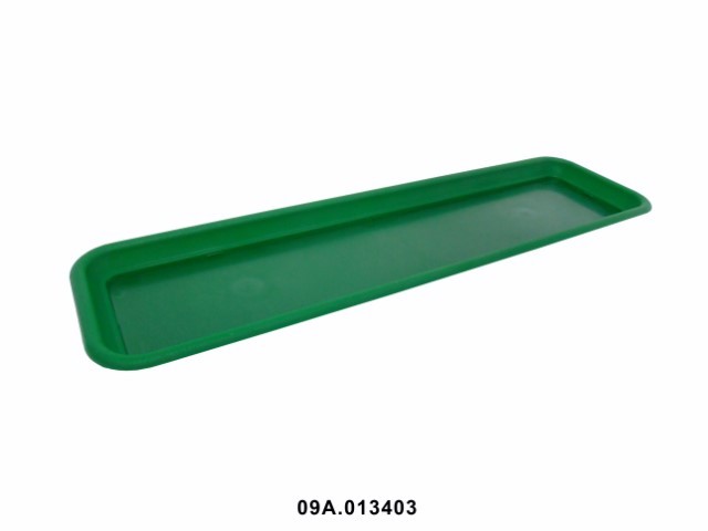 Plato jardinera "PODSTAWKA" color verde 57 × 16 cm · plástico