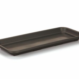 Plato jardinera "PODSTAWKA" café 57 × 16 cm · plástico