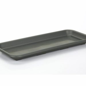 Plato jardinera "PODSTAWKA" color antracita 77 × 16 cm · plástico