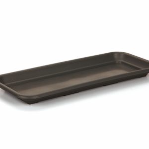 Plato jardinera "PODSTAWKA" café 77 × 16 cm · plástico
