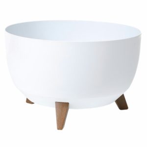Maceta con pies "MISA ROMA" color blanco 40 × 25 cm · plástico