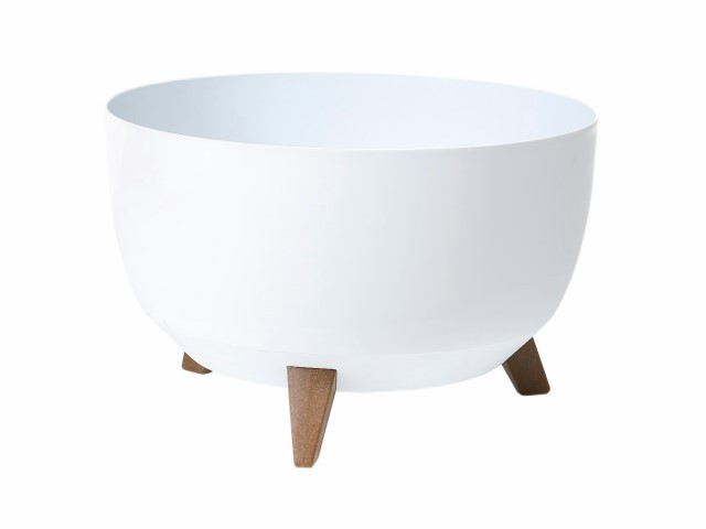 Maceta con pies "MISA ROMA" color blanco 40 × 25 cm · plástico