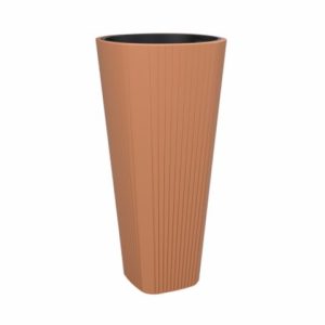 Maceta "MUZA" color terracota 39 × 81 cm · plástico