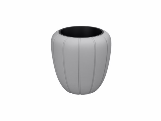 Maceta "GAJA" color gris 40 × 43 cm · plástico