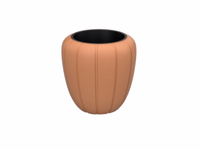 Maceta "GAJA" color terracota 40 × 43 cm · plástico