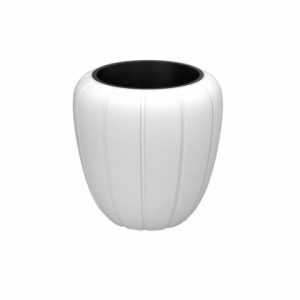 Maceta "GAJA" color blanco 40 × 43 cm · plástico