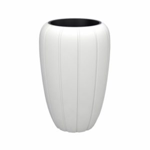 Maceta "GAJA" color blanco 40 × 60 cm · plástico