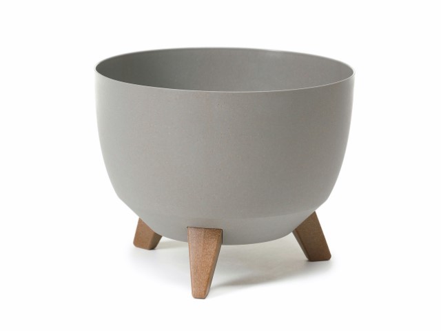 Maceta con pies "MISA ROMA ECO" color gris 47 × 26 cm · plástico
