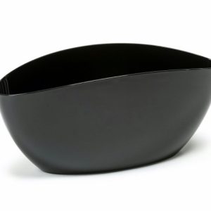 Jardinera "LUNA" color negro 35 × 15 × 15 cm · plástico