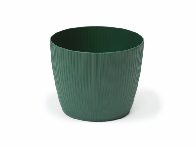 Maceta "MAGNOLIA JUMPER" color verde 14 cm · plástico