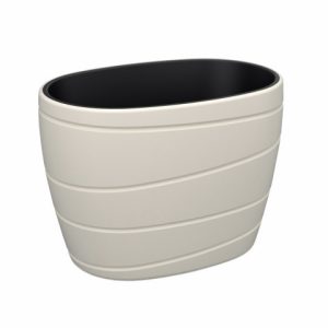 Jardinera "PASSA" color crema 60 × 40 × 43 cm · plástico