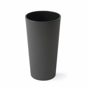 Maceta "LILIA JUMPER" color grafito 25 × 46 cm · plástico