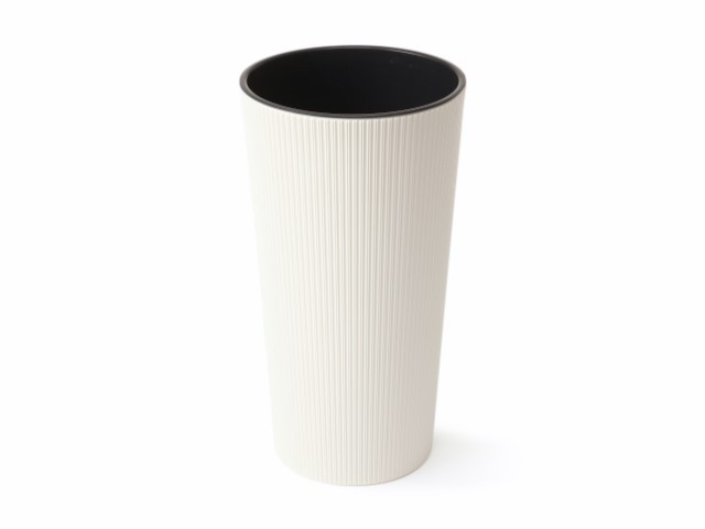 Maceta "LILIA JUMPER" color crema 30 × 57 cm · plástico