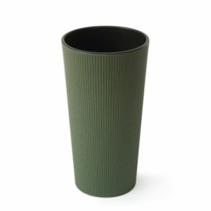 Maceta "LILIA ECO JUMPER" color verde 19 × 36 cm · plástico