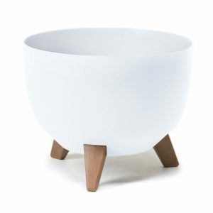 Maceta con pies "MISA ROMA" color blanco 29 × 23 cm · plástico