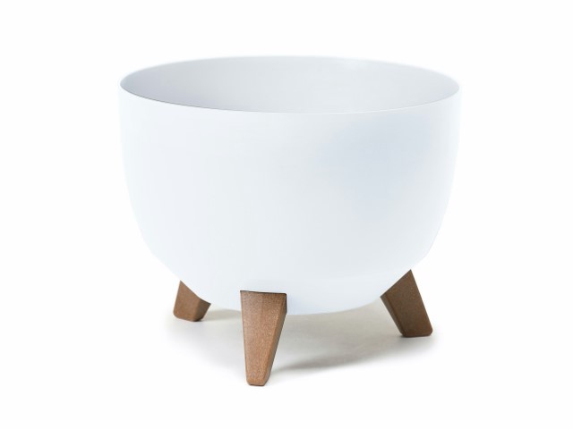 Maceta con pies "MISA ROMA" color blanco 29 × 23 cm · plástico