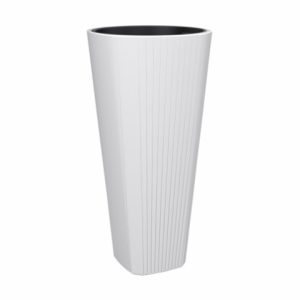 Maceta "MUZA" color blanco 39 × 81 cm · plástico