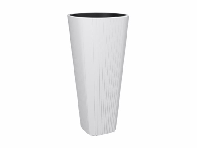 Maceta "MUZA" color blanco 39 × 81 cm · plástico