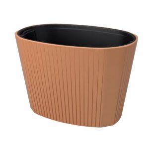 Jardinera "MUZA" color terracota 59 × 39 × 41 cm · plástico