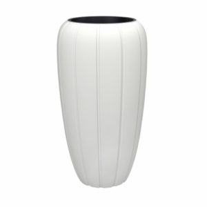 Maceta "GAJA" color blanco 40 × 78 cm · plástico