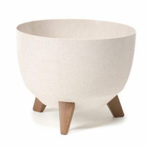 Maceta con pies "MISA ROMA ECO" color blanco 29 × 23 cm · plástico
