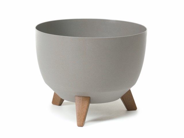 Maceta con pies "MISA ROMA ECO" color gris 29 × 23 cm · plástico