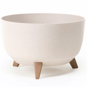 Maceta con pies "MISA ROMA ECO" color blanco 40 × 25 cm · plástico