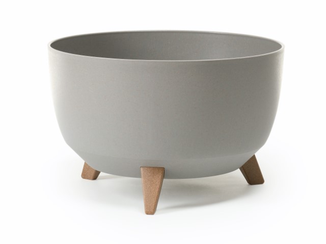 Maceta con pies "MISA ROMA ECO" color gris 40 × 25 cm · plástico