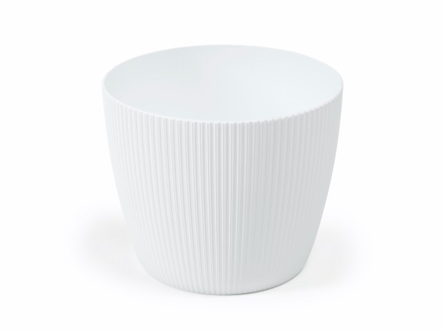 Maceta "MAGNOLIA" color blanco 11 cm · plástico