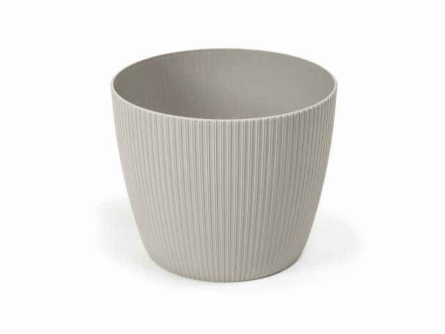 Maceta "MAGNOLIA" color taupe 11 cm · plástico