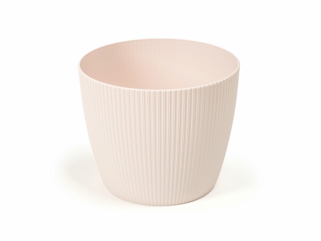Maceta "MAGNOLIA" color beige claro 11 cm · plástico