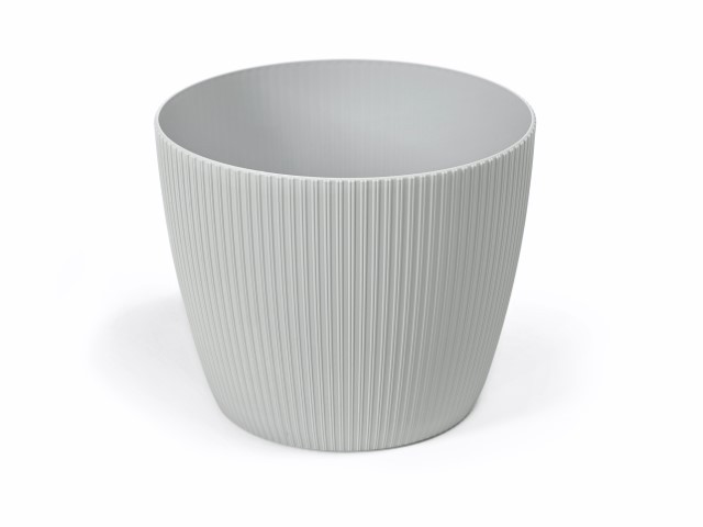 Maceta "MAGNOLIA" color gris claro 11 cm · plástico