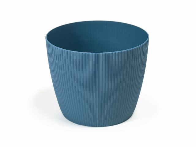 Maceta "MAGNOLIA" color azul marino 11 cm · plástico