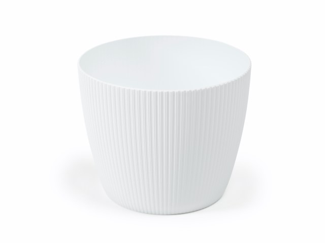 Maceta "MAGNOLIA" color blanco 22 cm · plástico